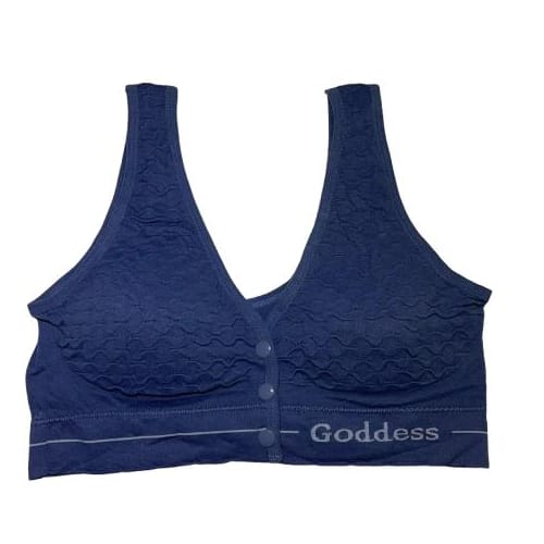 Goddess Blue Seamless Push-Up Bra