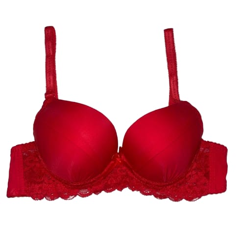 Confidence Boosting Dark Red Lace Bra