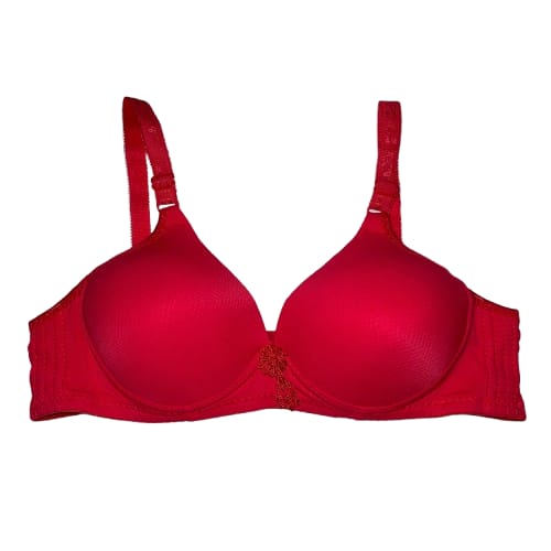 Comfort Bra with Enhancing Cups -Dark Red