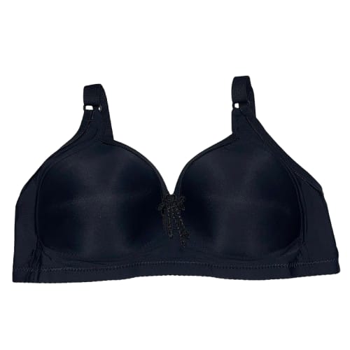 Padded Bra with Enhancing Cups -Deep Black