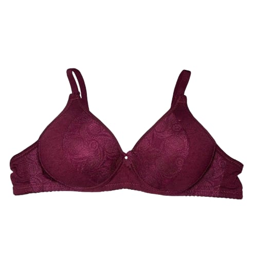 Threaded Bliss Pad & Pattern new fashion Bra  - Maroon