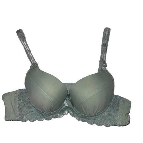 Confidence Boosting Sage Green Lace Bra