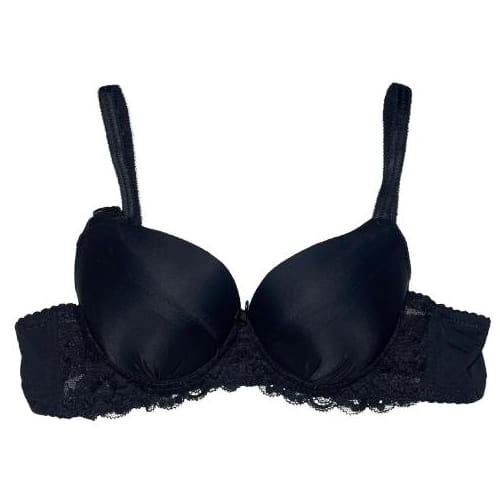 Confidence Boosting Deep Black Lace Bra